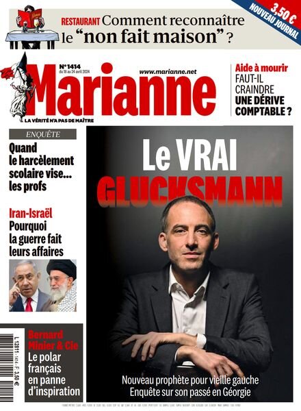 Marianne – 18 Avril 2024 Cover