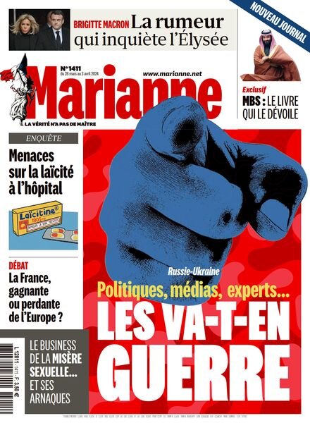 Marianne – 28 Mars 2024 Cover