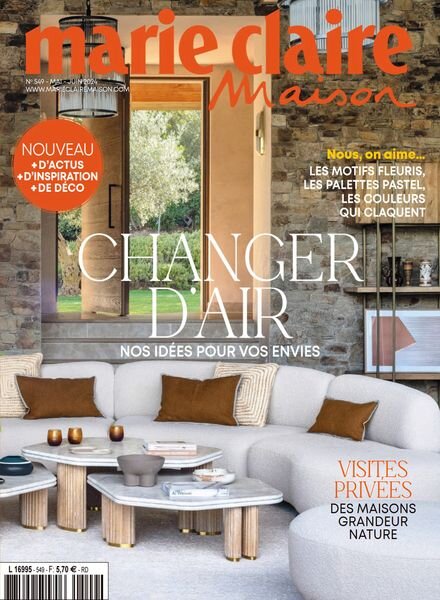 Marie Claire Maison France – Mai-Juin 2024 Cover