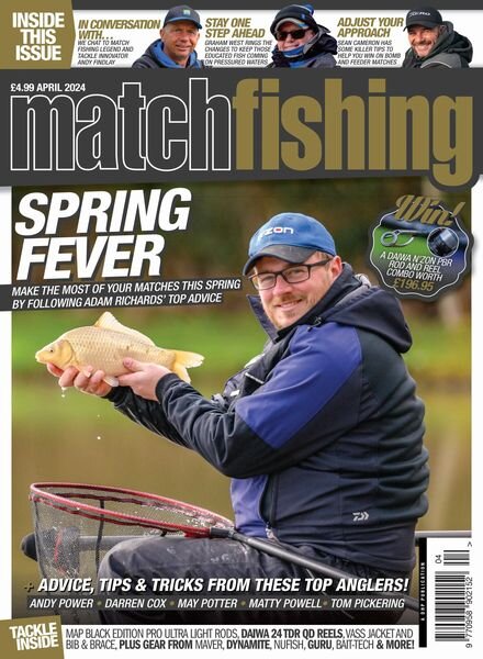 Match Fishing – April 2024 Cover