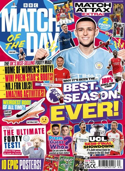 Match of the Day – Issue 701 – 24 April 2024 Cover