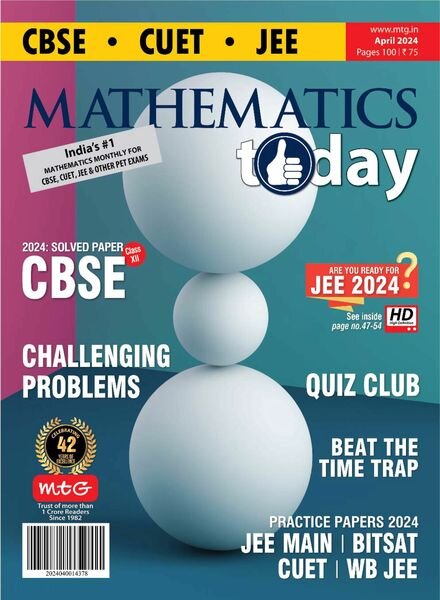 Mathematics Today – April 2024 Cover