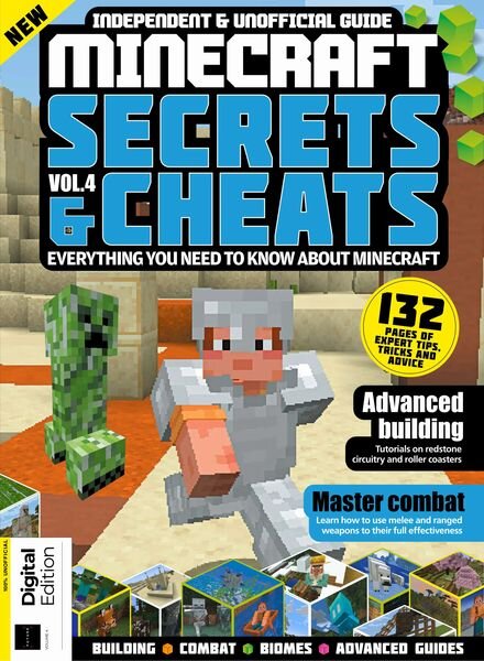 Minecraft Secrets & Cheats – March 2024 Cover