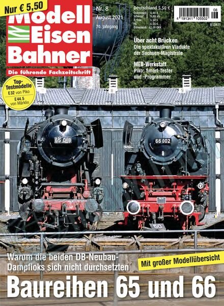 ModellEisenBahner – August 2021 Cover