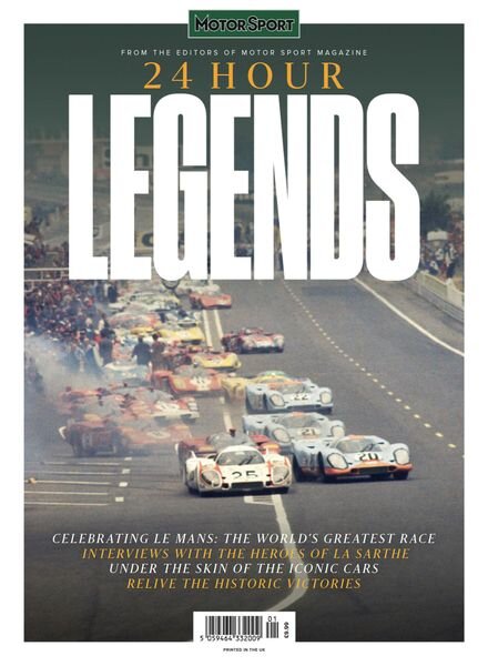 Motor Sport Special Edition – Le Mans Legends – 19 April 2024 Cover