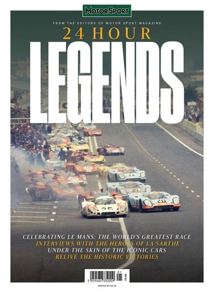Motor Sport Special Edition – Le Mans Legends – April 2024 Cover