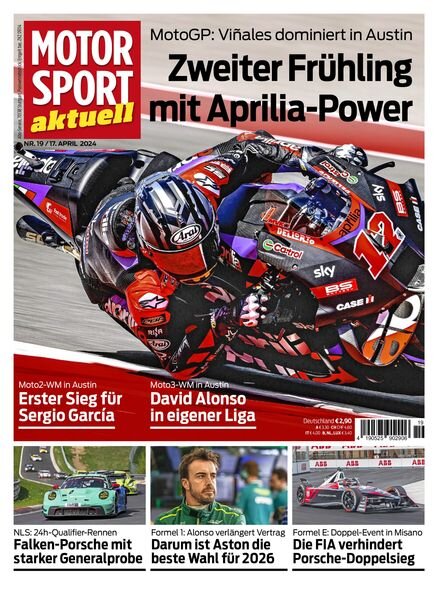 Motorsport aktuell – 16 April 2024 Cover