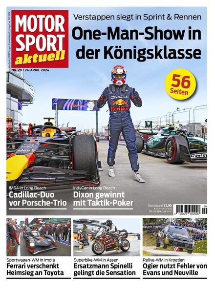 Motorsport aktuell – 23 April 2024 Cover