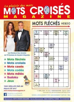 Mots Croises Magazine – 11 Avril 2024