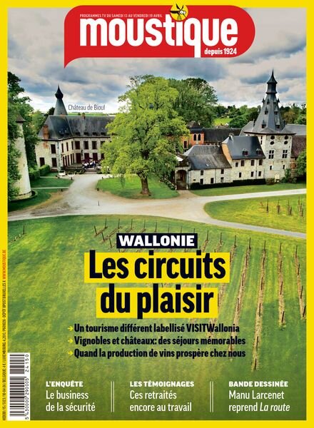 Moustique Magazine – 10 Avril 2024 Cover