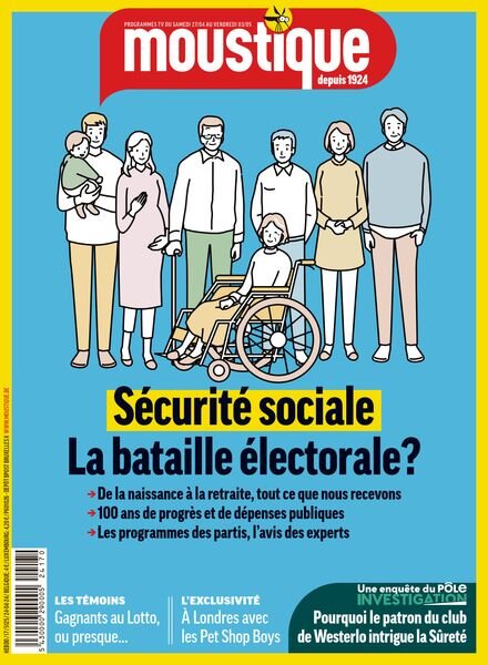 Moustique Magazine – 24 Avril 2024 Cover
