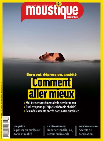 Moustique Magazine – 3 Avril 2024 Cover