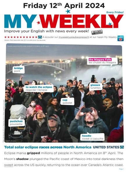 My Weekly fr – 12 Avril 2024 Cover