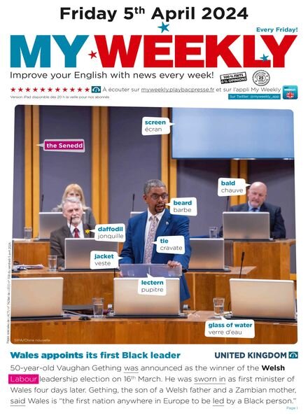 My Weekly fr – 5 Avril 2024 Cover