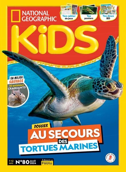 National Geographic Kids France – Avril 2024 Cover