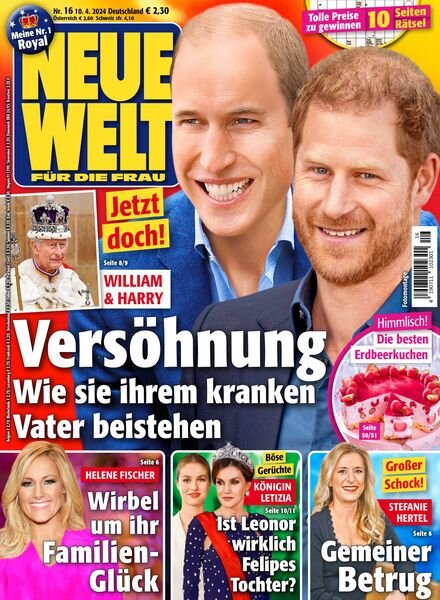 Neue Welt – 10 April 2024 Cover