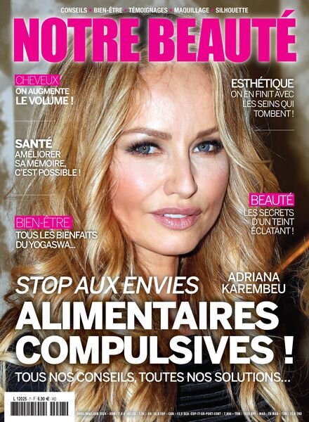 Notre Beaute – Avril-Mai-Juin 2024 Cover