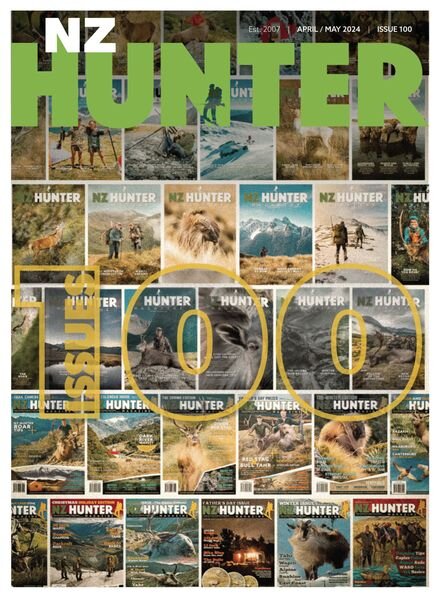 NZ Hunter – Issue 100 – April-May 2024 Cover