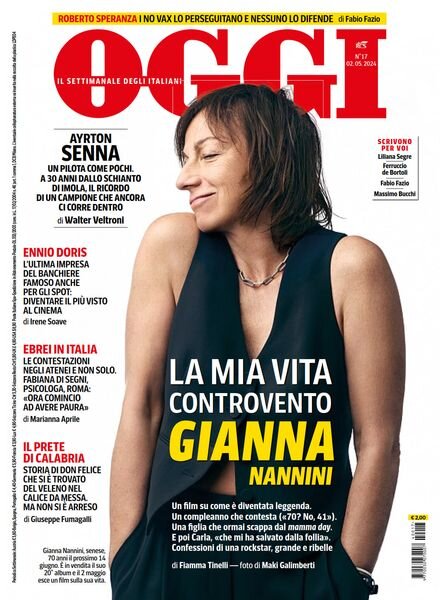 Oggi – 2 Maggio 2024 Cover