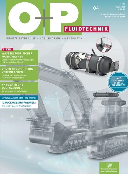 O+P Fluidtechnik – April 2024 Cover