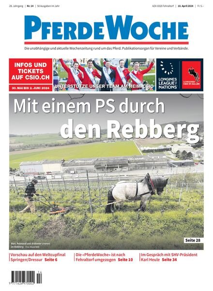 PferdeWoche – 10 April 2024 Cover