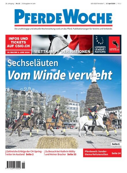 PferdeWoche – 17 April 2024 Cover