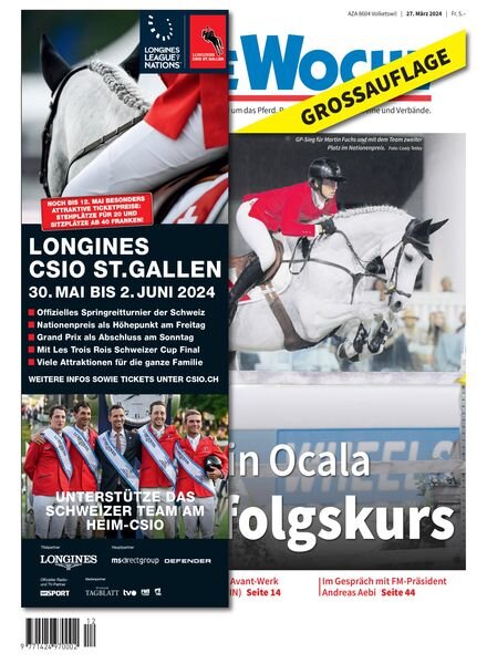 PferdeWoche – 27 Marz 2024 Cover