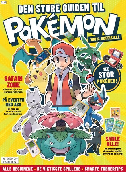 Pokemon Norge – Den Store Guiden Til Pokemon 2024 Cover