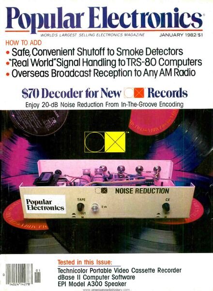 Popular Electronics – 1982-01 Cover