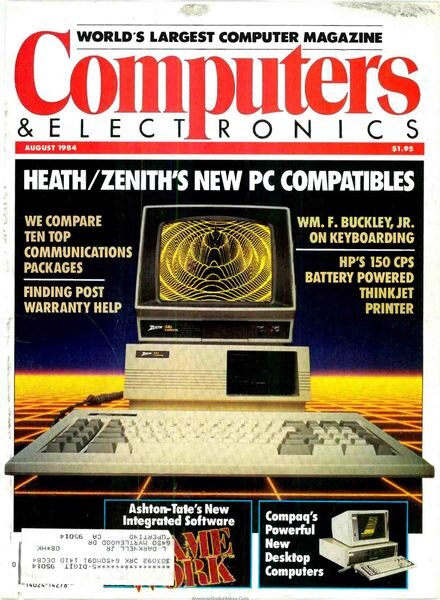 Popular Electronics – 1984-08 Cover