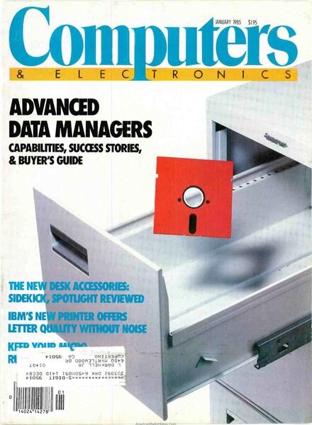 Popular Electronics – 1985-01 Cover