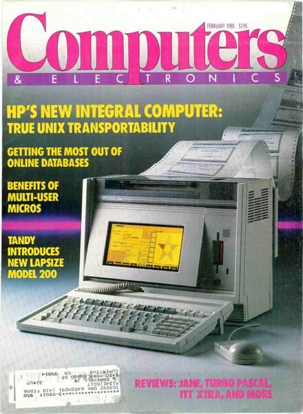 Popular Electronics – 1985-02 Cover