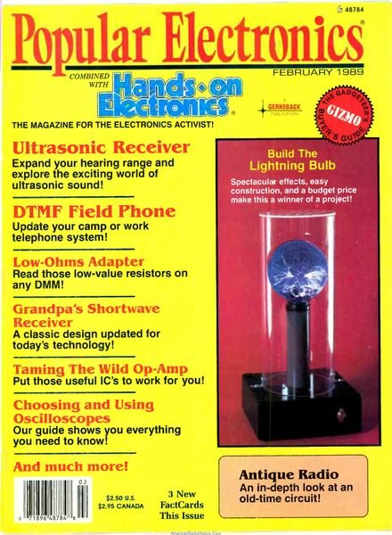 Popular Electronics – 1989-02 Cover