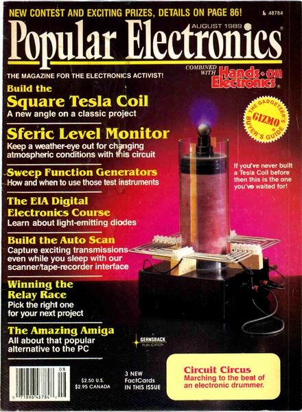Popular Electronics – 1989-08 Cover