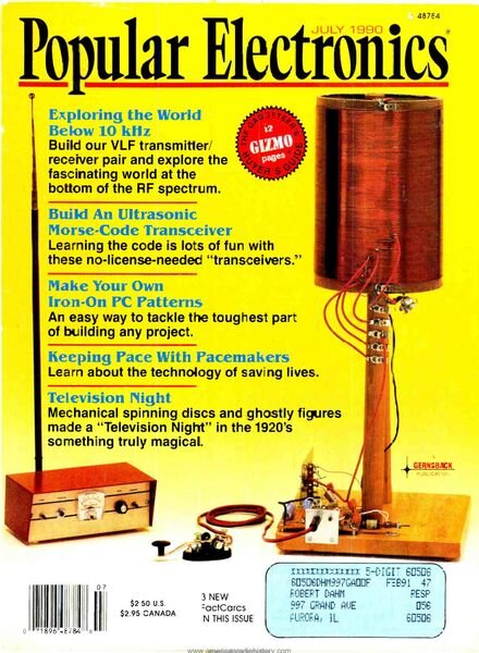 Popular Electronics – 1990-07 Cover