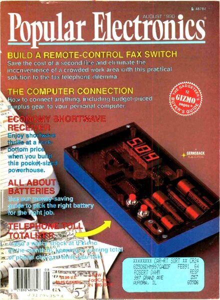 Popular Electronics – 1990-08 Cover