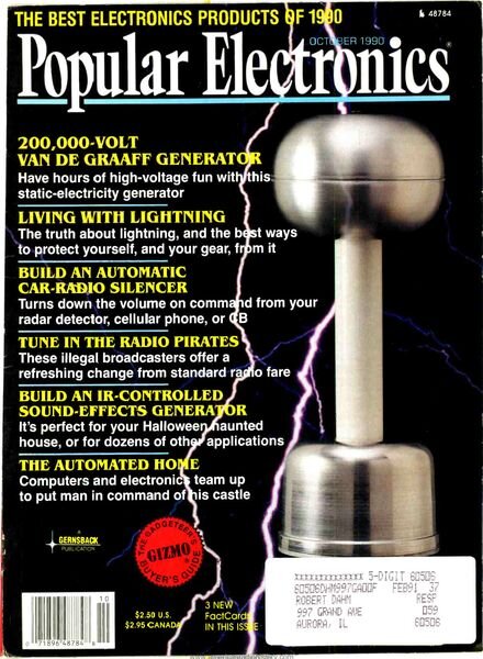Popular Electronics – 1990-10 Cover