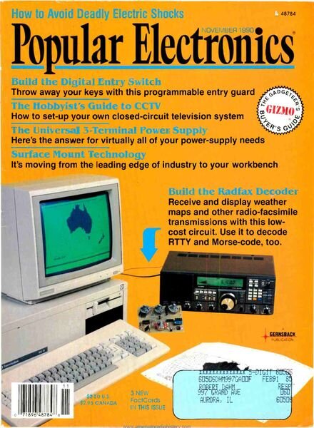 Popular Electronics – 1990-11 Cover