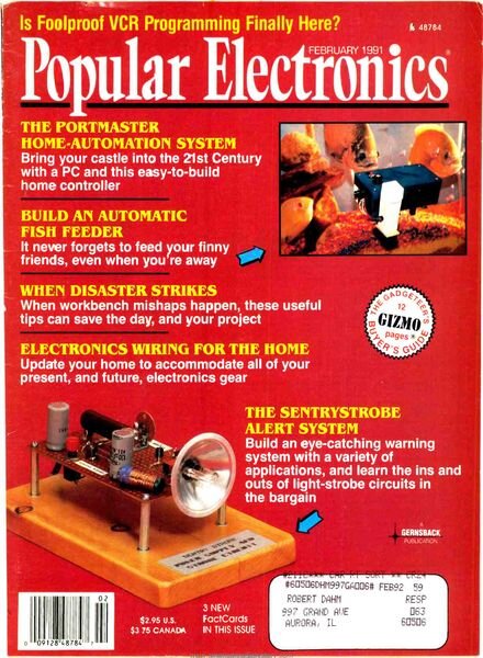 Popular Electronics – 1991-02 Cover