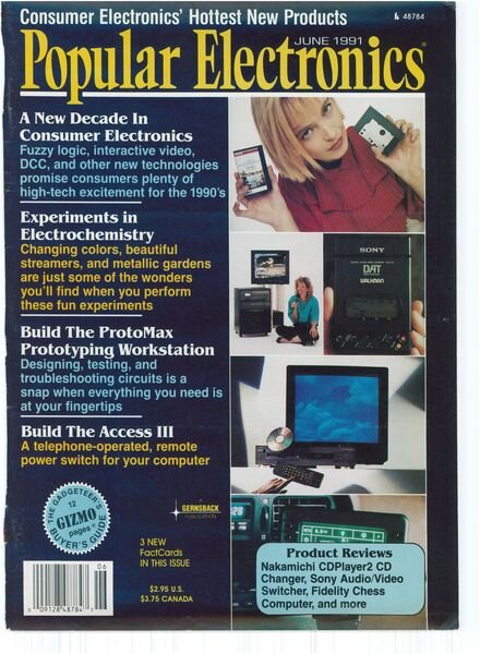 Popular Electronics – 1991-06 Cover
