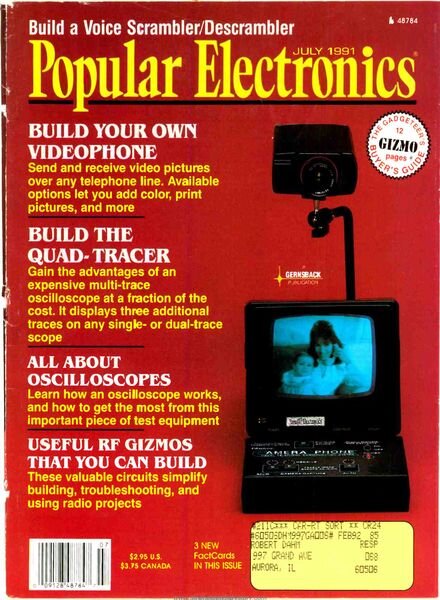 Popular Electronics – 1991-07 Cover