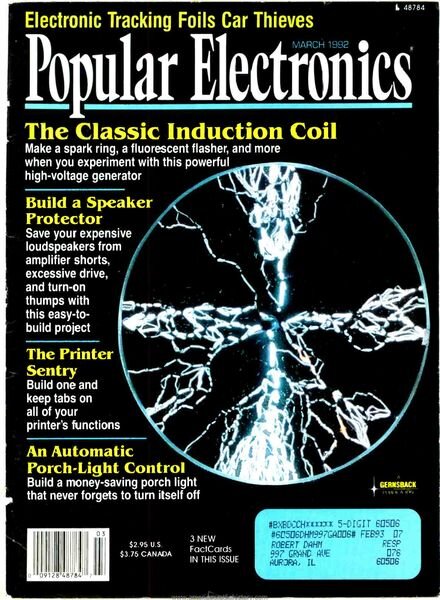 Popular Electronics – 1992-03 Cover