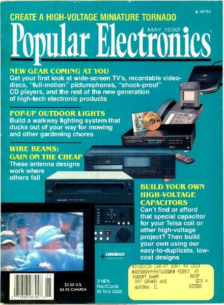Popular Electronics – 1992-05 Cover