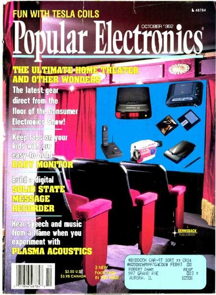 Popular Electronics – 1992-10 Cover
