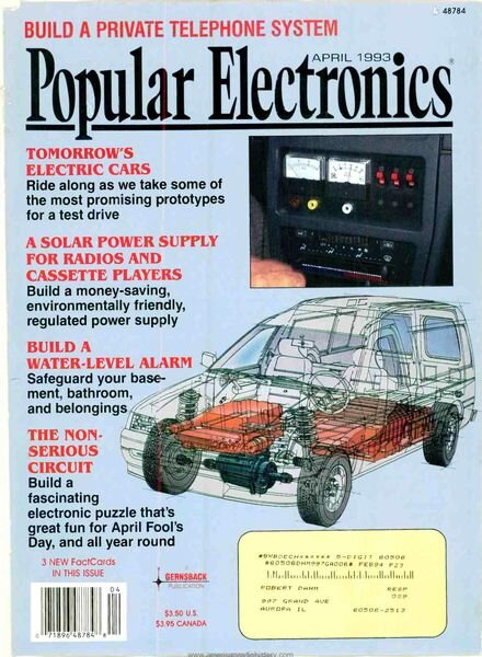 Popular Electronics – 1993-04 Cover