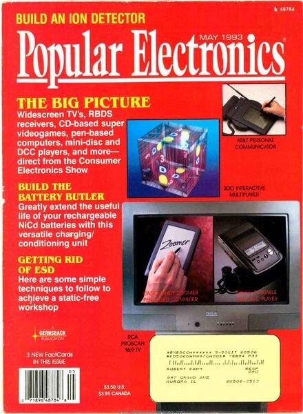 Popular Electronics – 1993-05 Cover