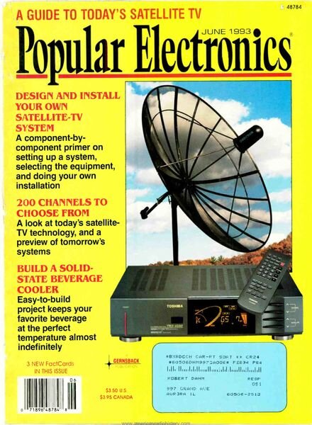 Popular Electronics – 1993-06 Cover