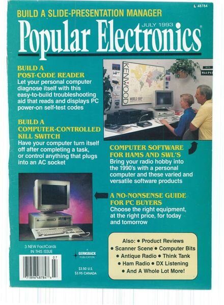 Popular Electronics – 1993-07 Cover