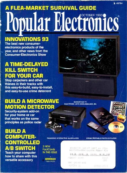 Popular Electronics – 1993-10 Cover
