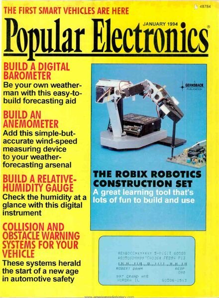 Popular Electronics – 1994-01 Cover
